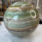 Green Onyx Sphere on Stand