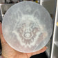 Selenite Wolf Charging Plate