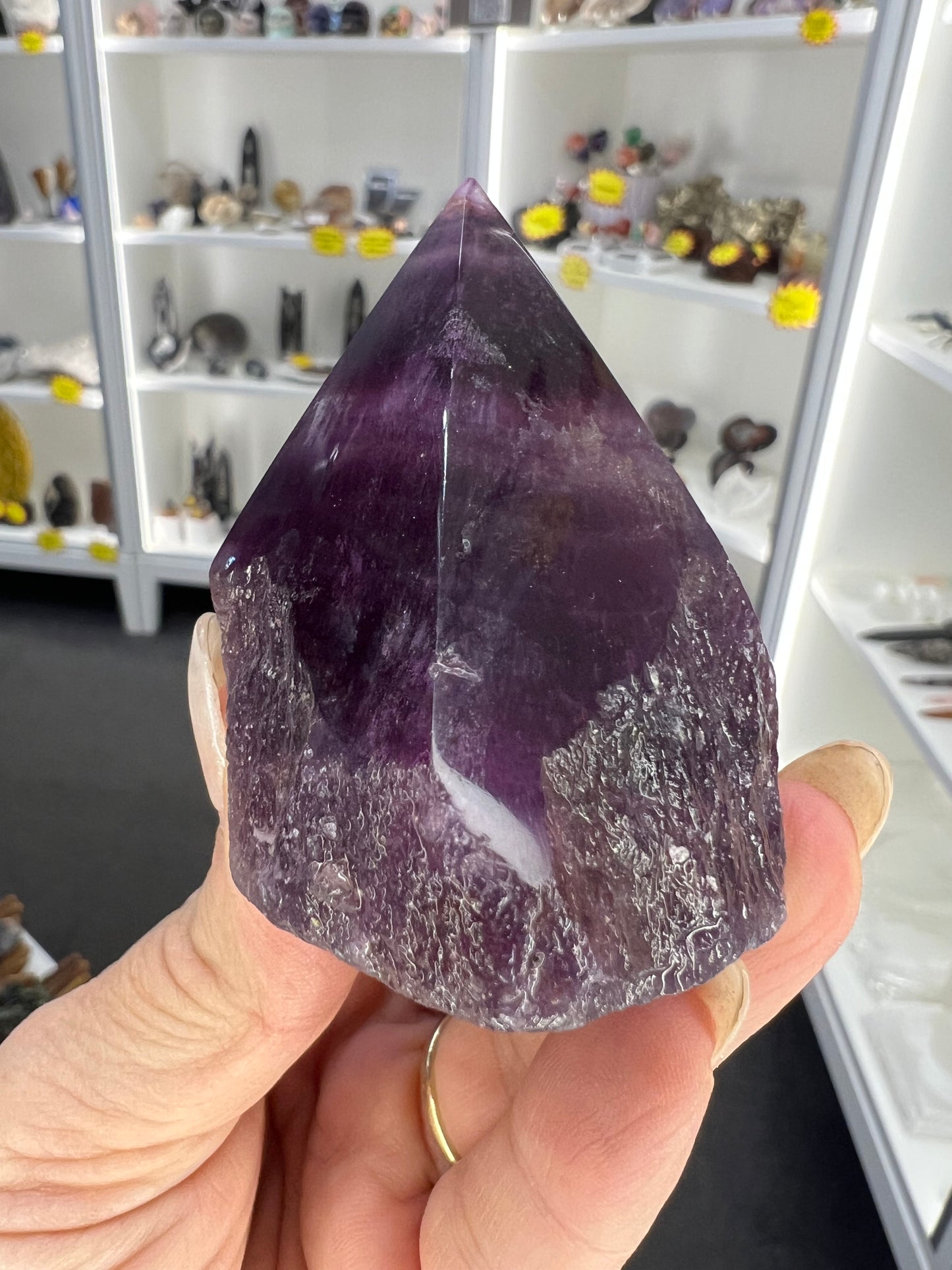 Purple Fluorite Point