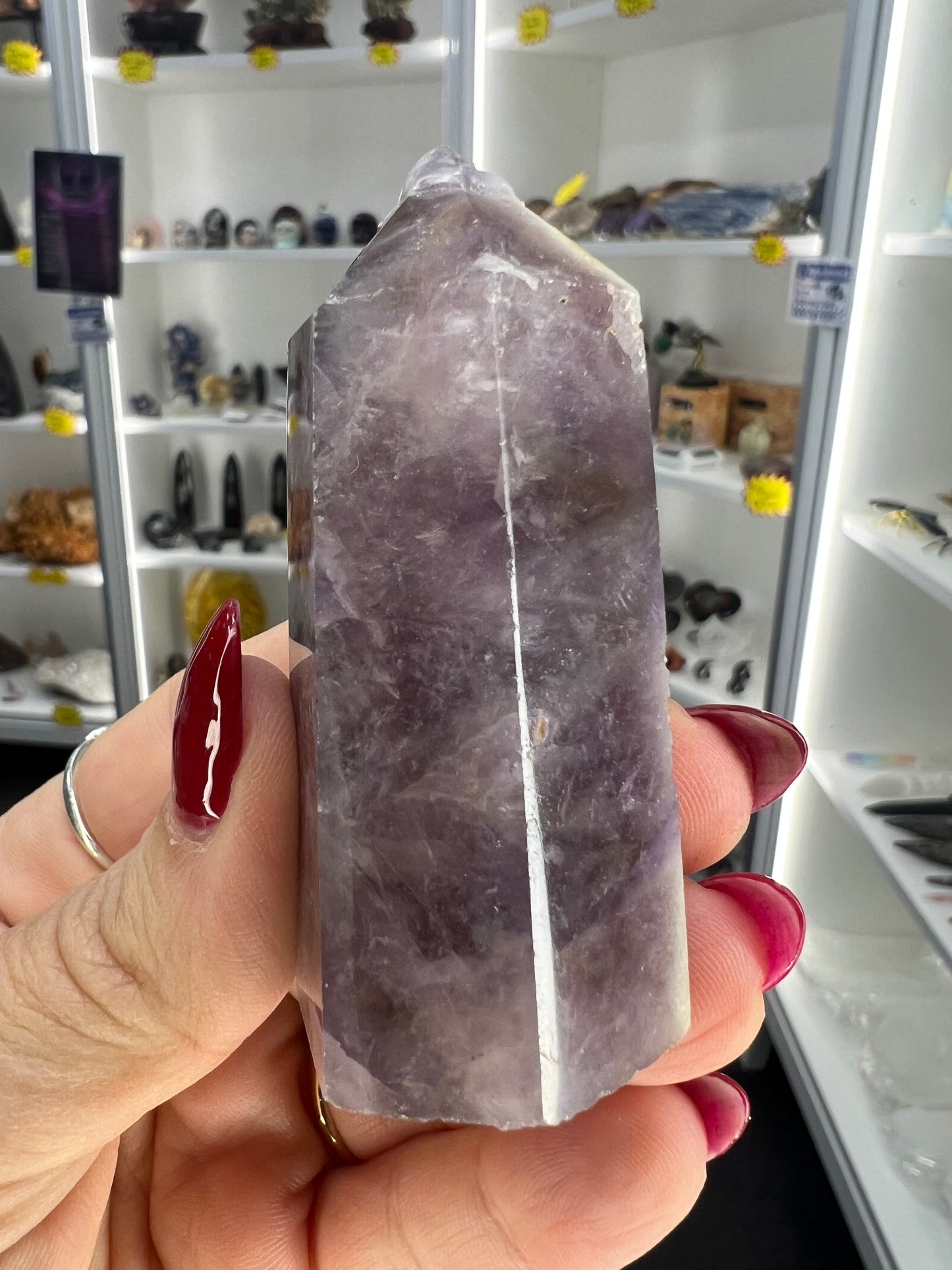 Chevron / Dream Amethyst Tower