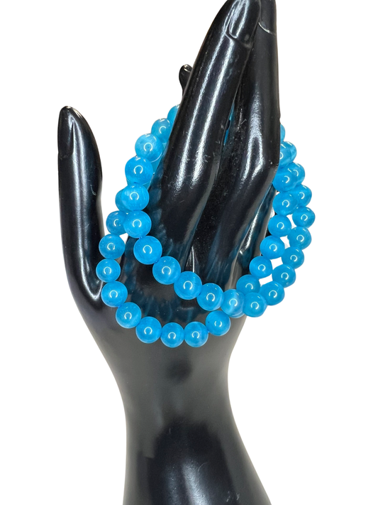 Blue Cat’s Eye 8mm Bracelet