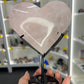 Rose Quartz Heart on Stand