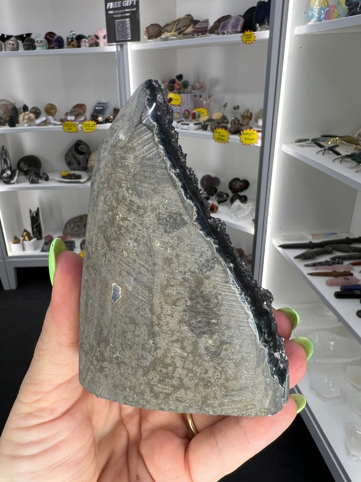 Black Amethyst Cluster