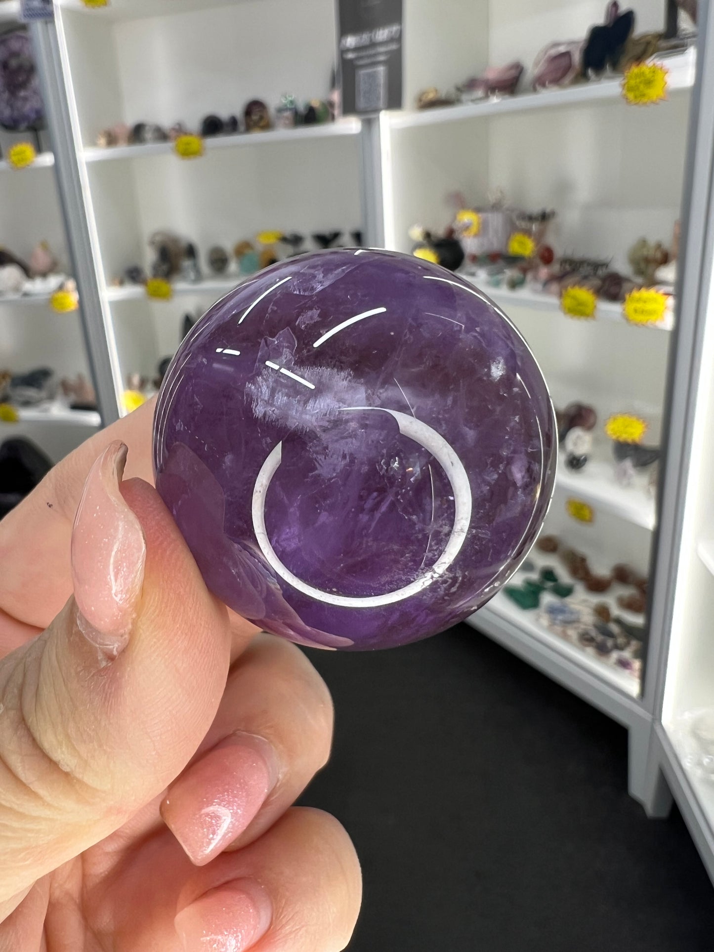 Amethyst Sphere on Stand