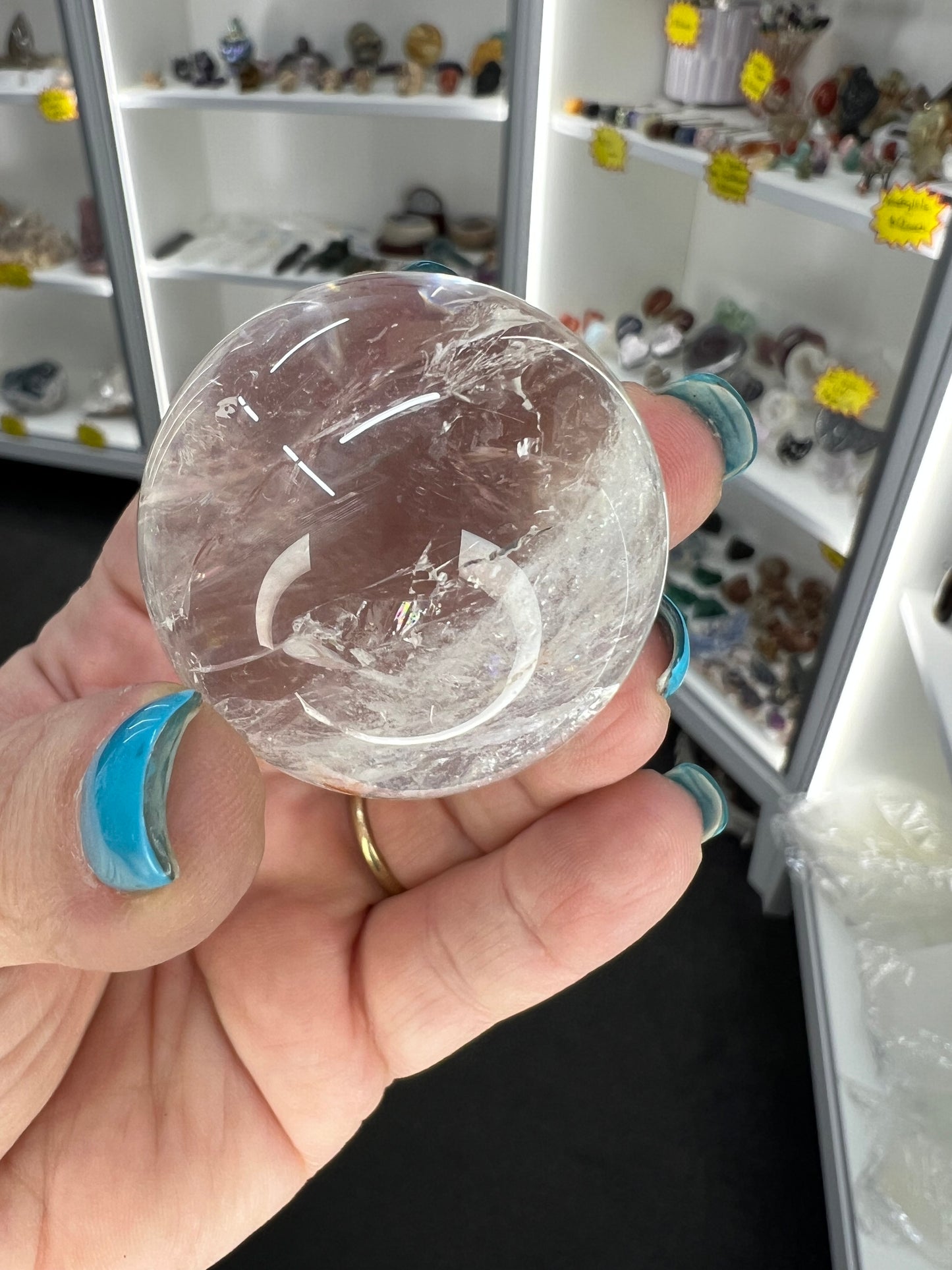 Clear Quartz Sphere with Stand