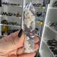 Black Flower Agate Tower
