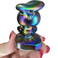 Aura Black Obsidian Baby Donald Duck Carving