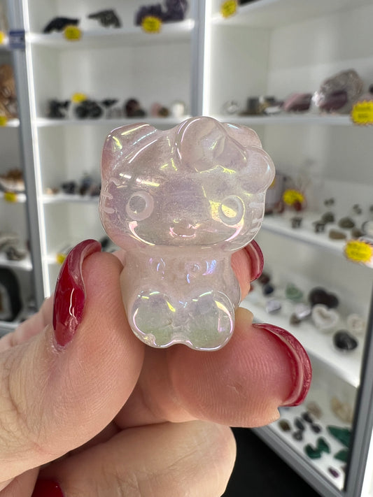 Aura Rose Quartz Hello Kitty
