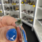 Moldavite Chip Adjustable Ring