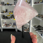 Rose Quartz Point on Stand