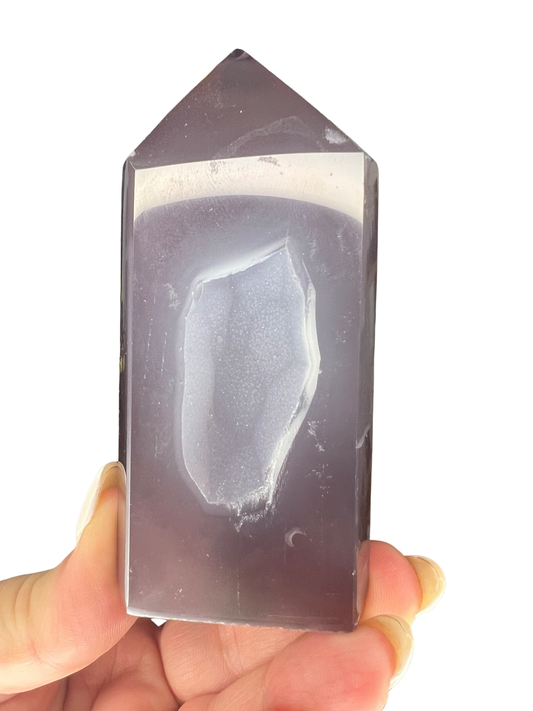Druzy Agate Tower