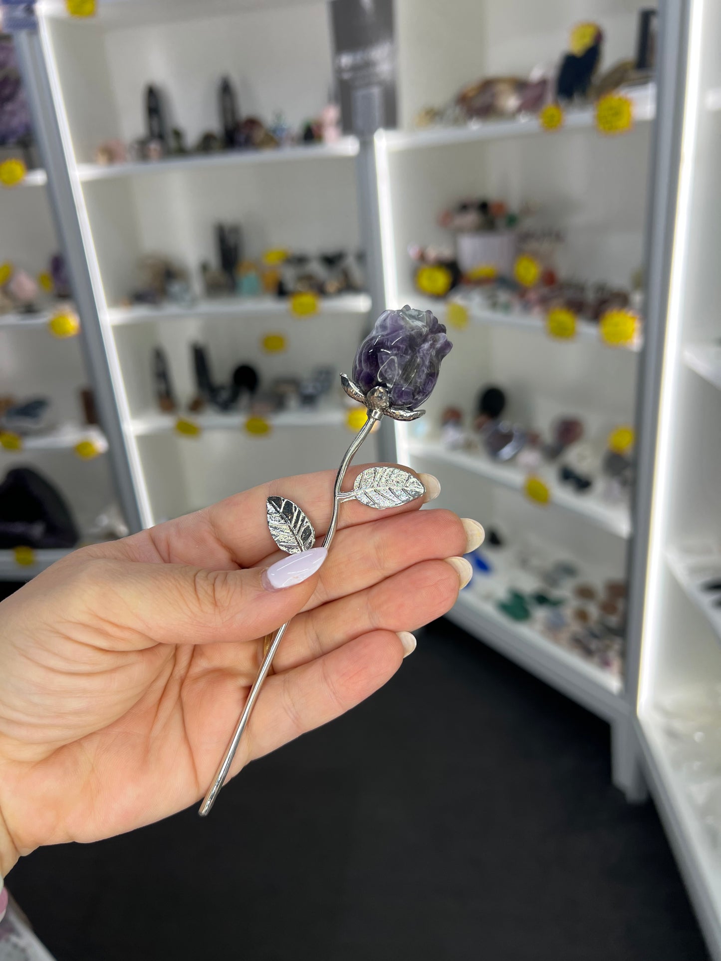 Chevron / Dream Amethyst Forever Rose