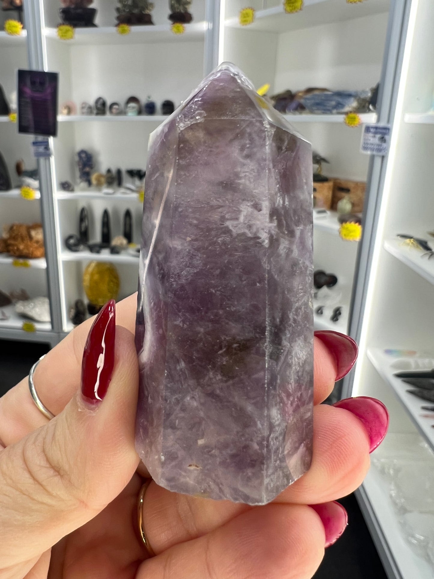 Chevron / Dream Amethyst Tower