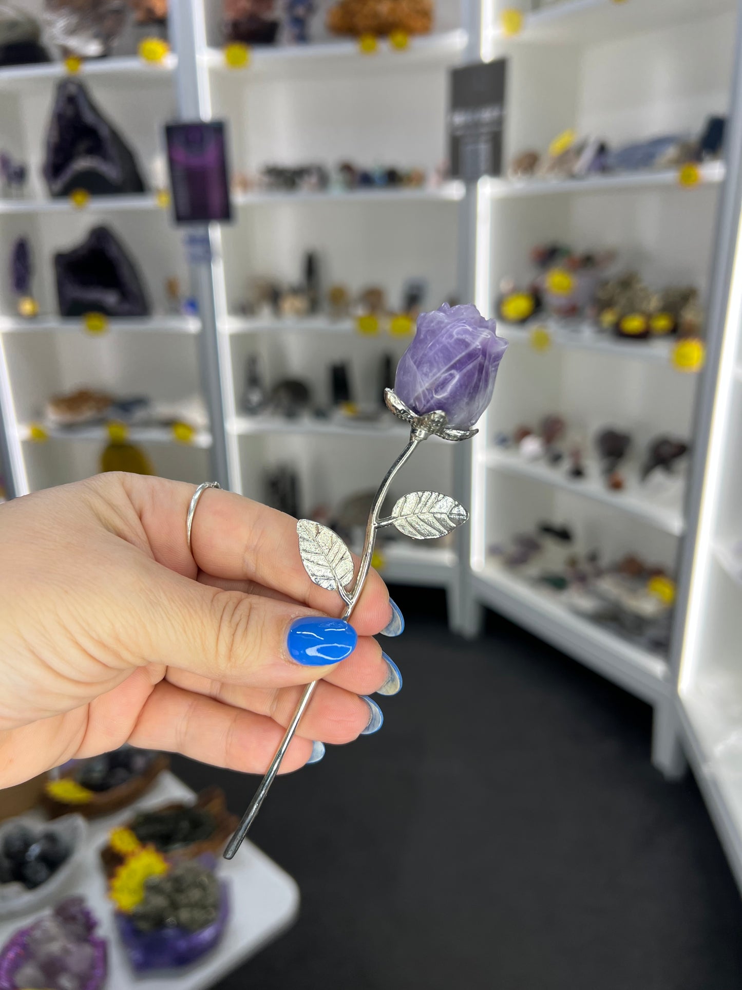 Chevron / Dream Amethyst Forever Rose