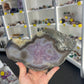 Amethyst / Agate Slab on Stand