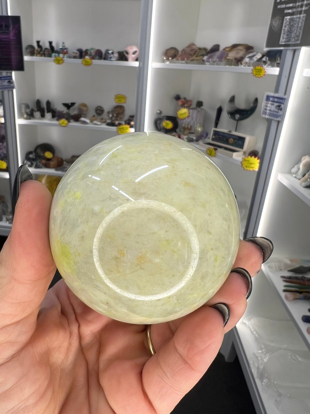 Xiu Jade Sphere on Stand