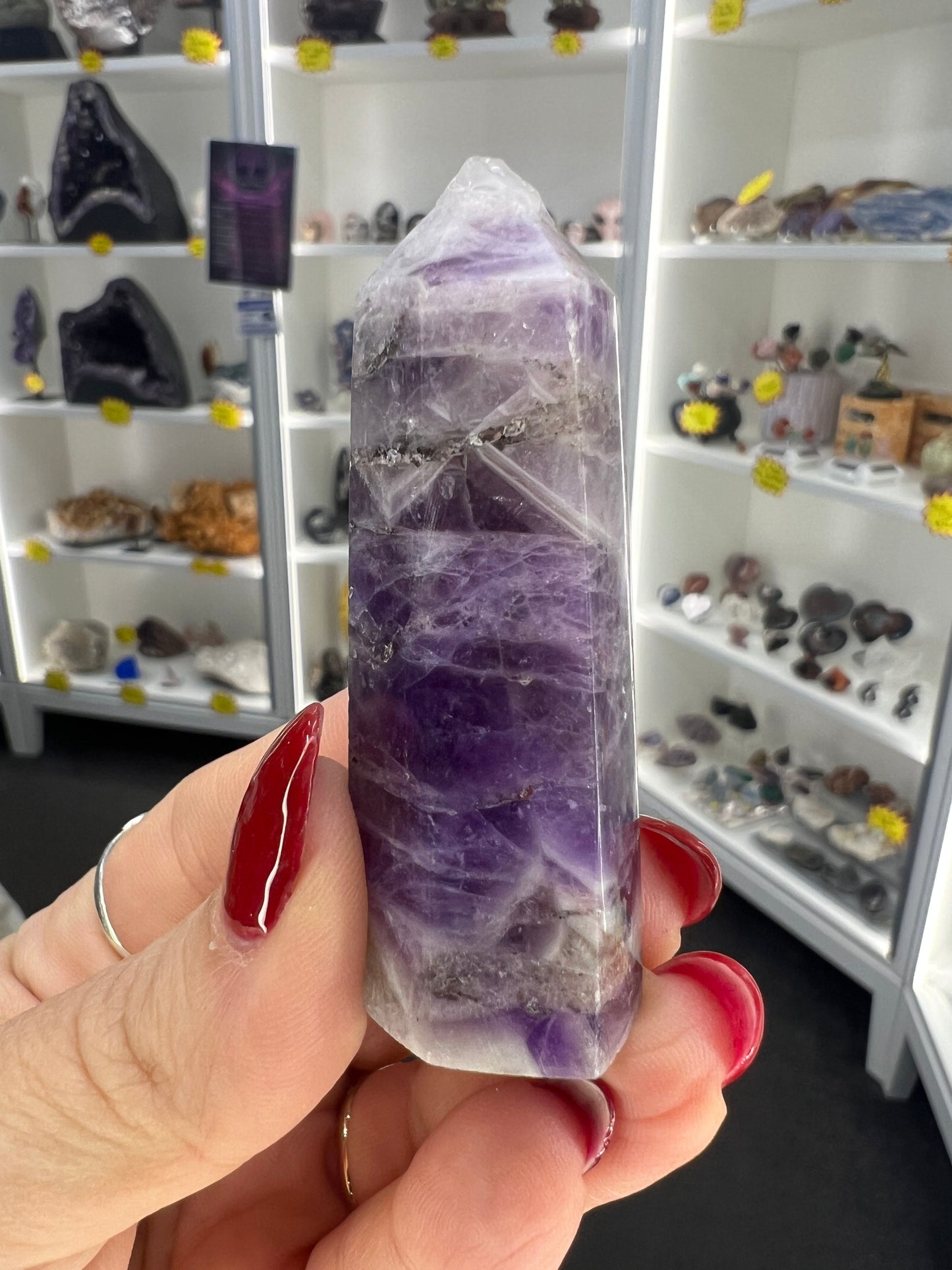 Chevron / Dream Amethyst Tower