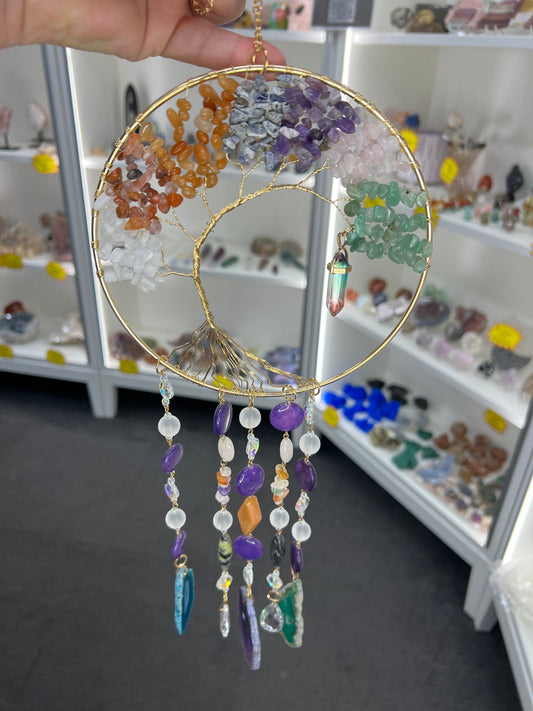 Crystal Tree of Life Suncatcher