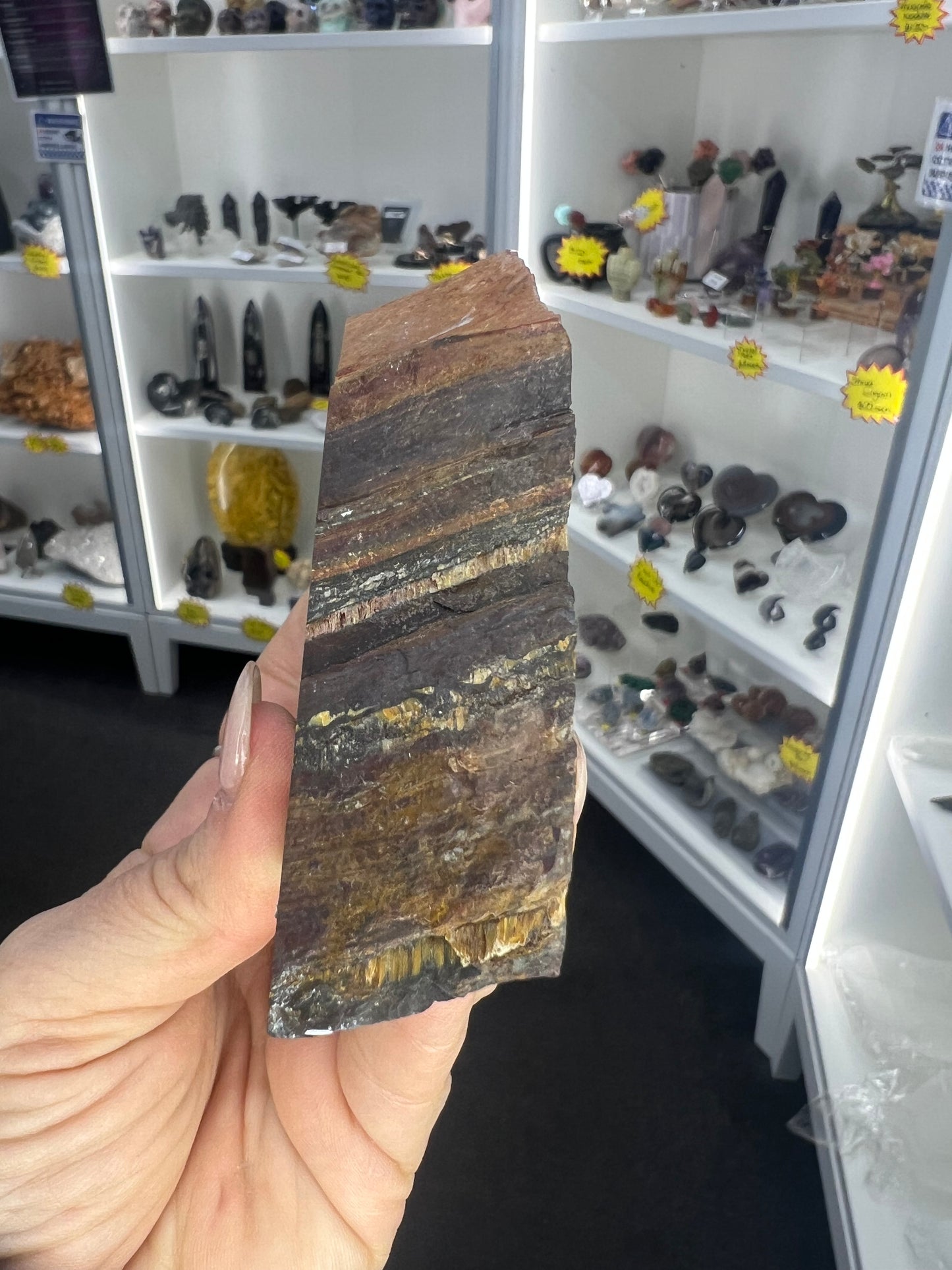 Banded Tiger Iron Slab