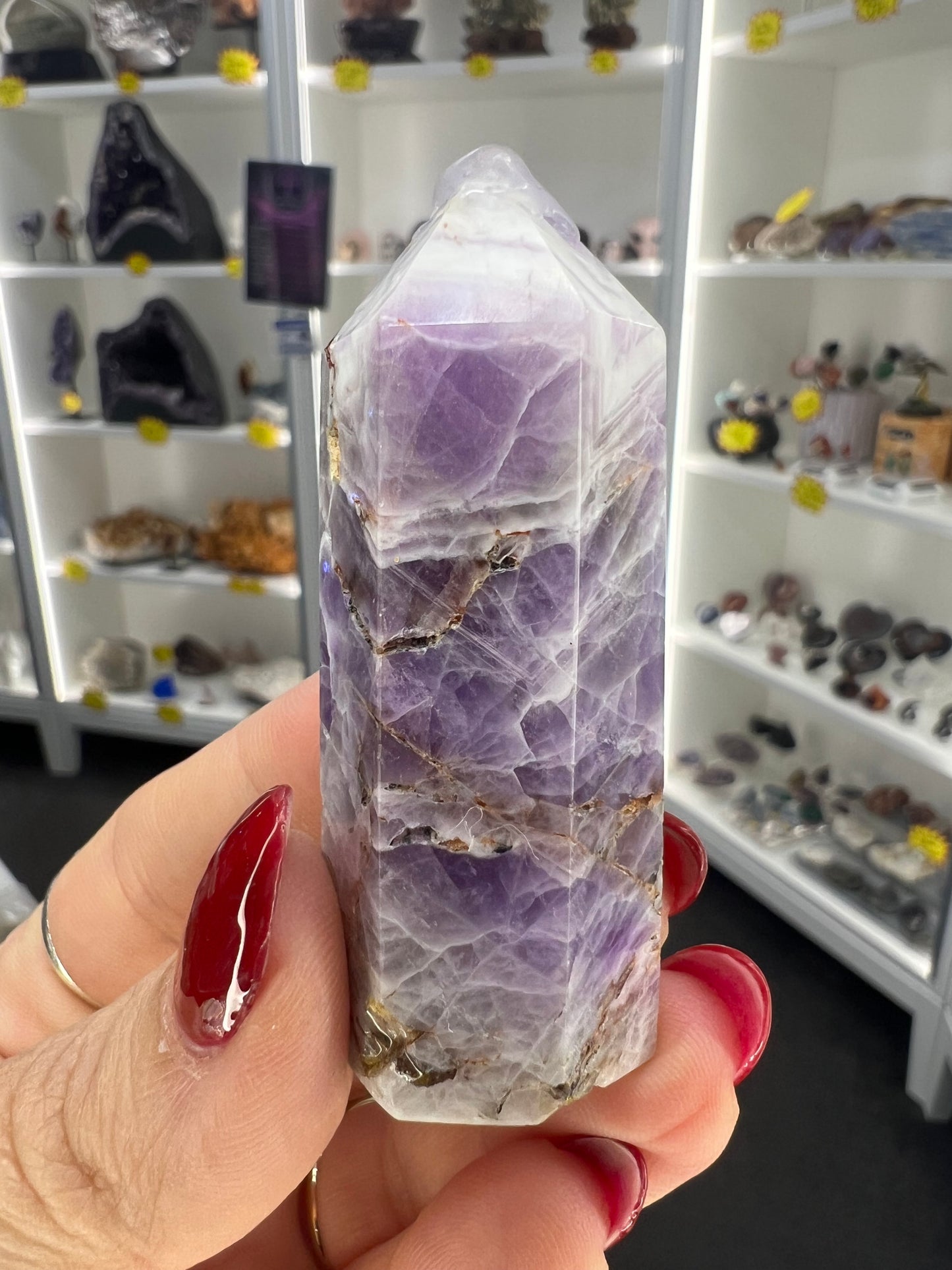 Chevron / Dream Amethyst Tower