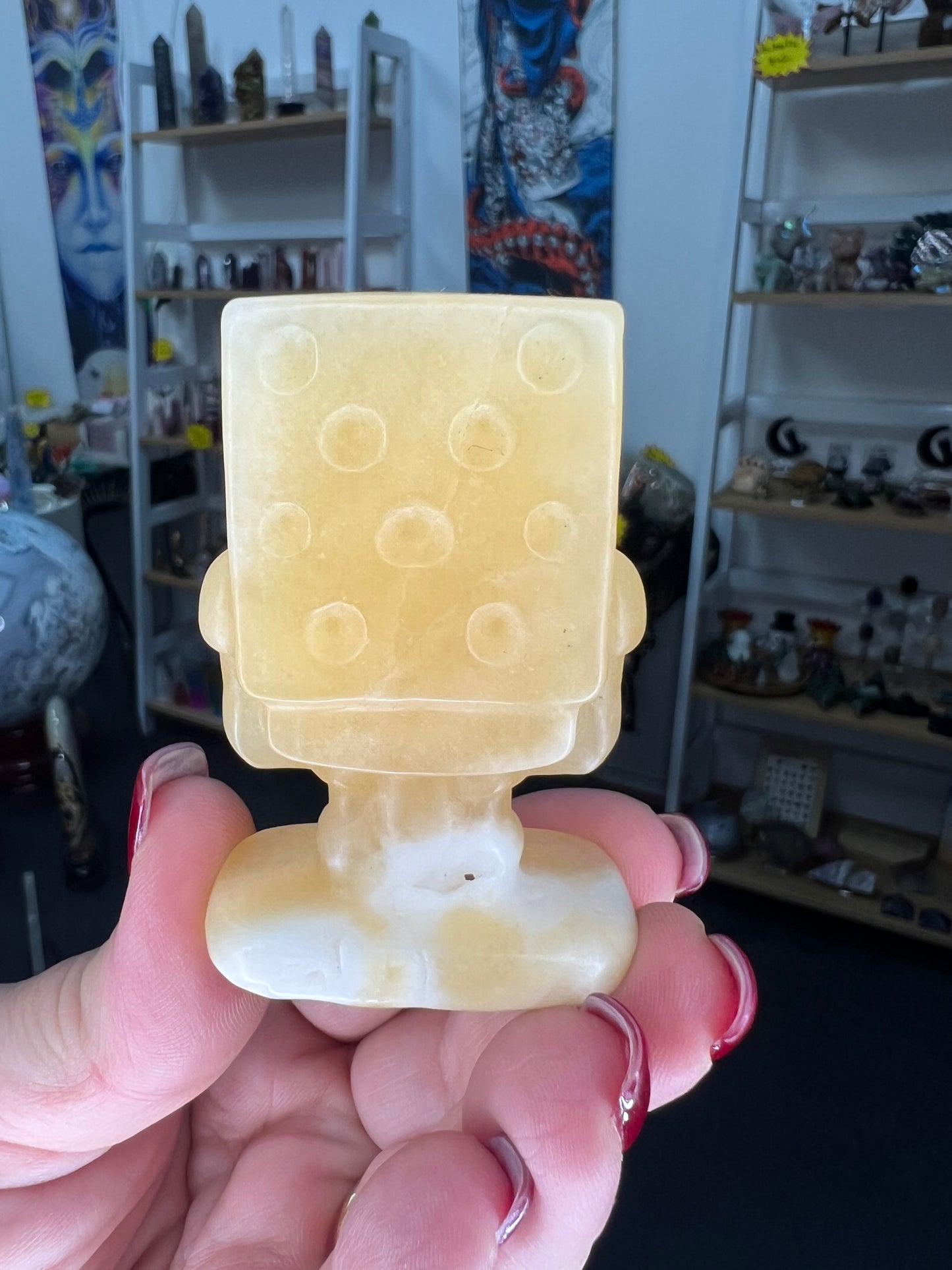 Honey Calcite SpongeBob