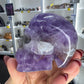 Crazy Lace Amethyst Skull