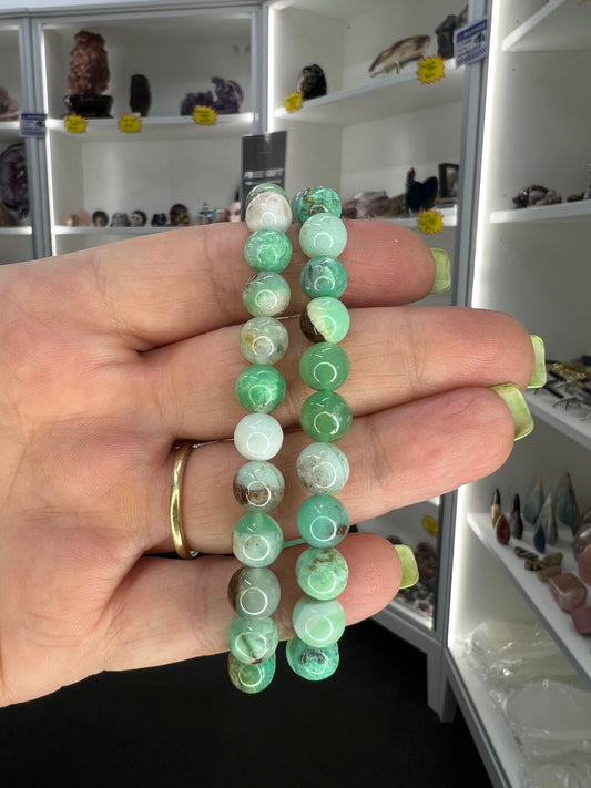 Chrysoprase 8mm Bracelet