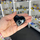 Black Fluorite Heart (UV Reactive)
