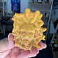 Yellow Jade Medusa Head