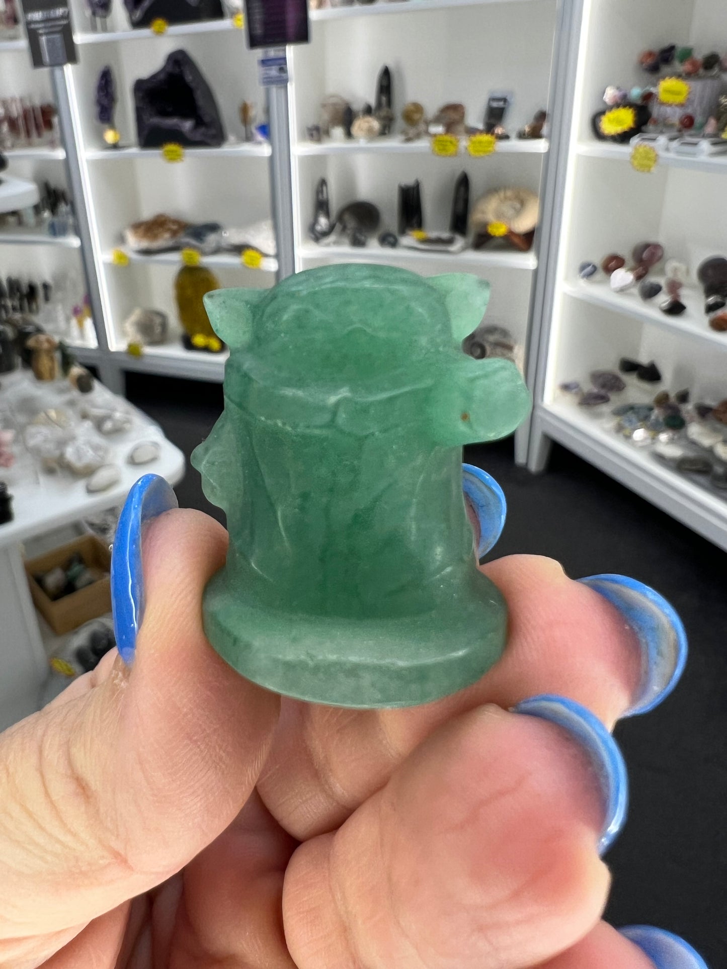 Green Aventurine Character Carving