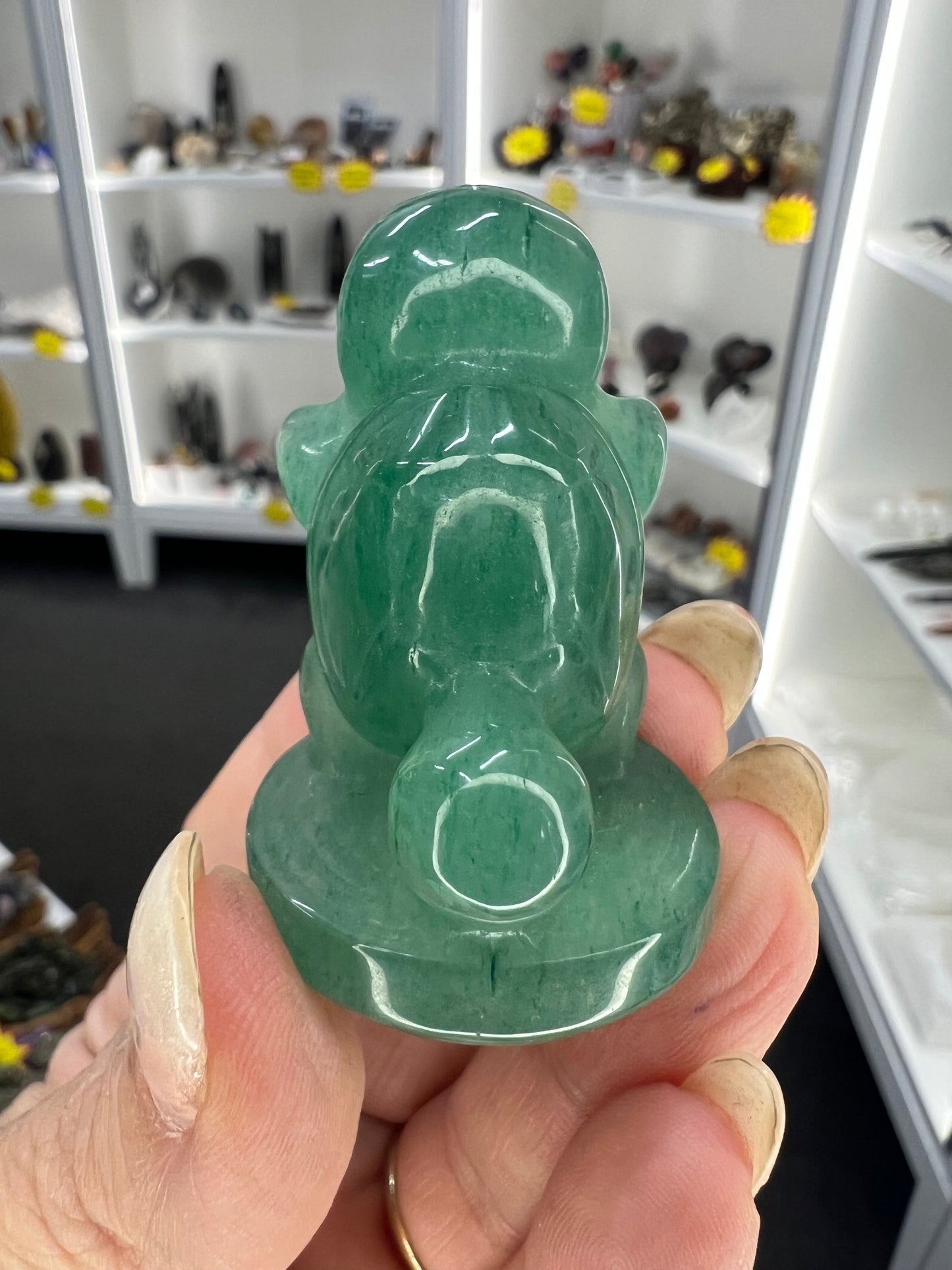 Green Aventurine Character Carving