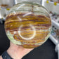 Green Onyx Sphere with Stand