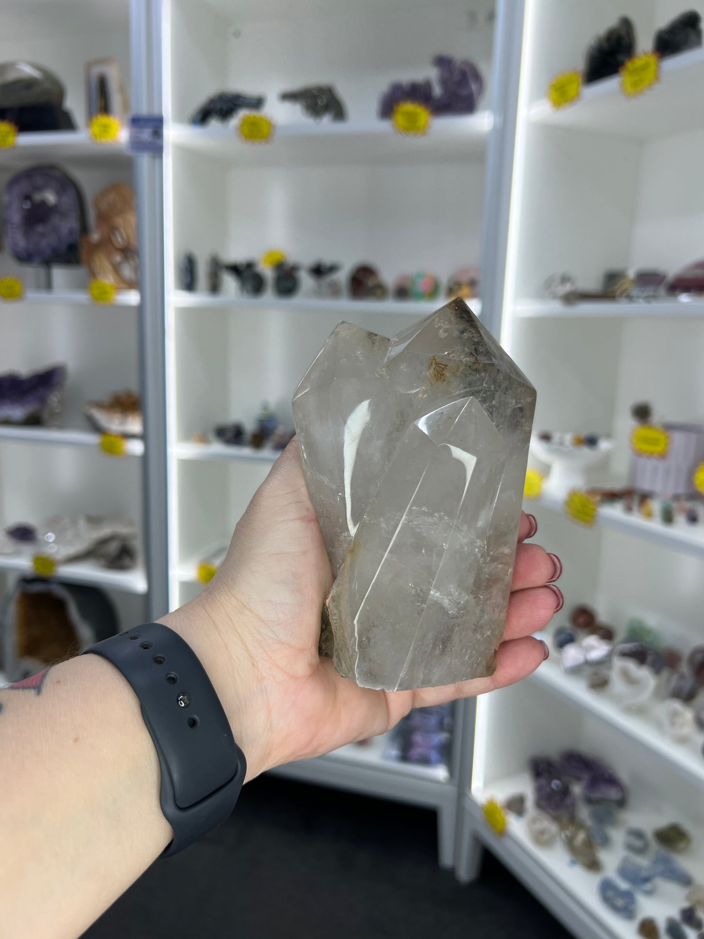 Garden Quartz Triple Point Tower