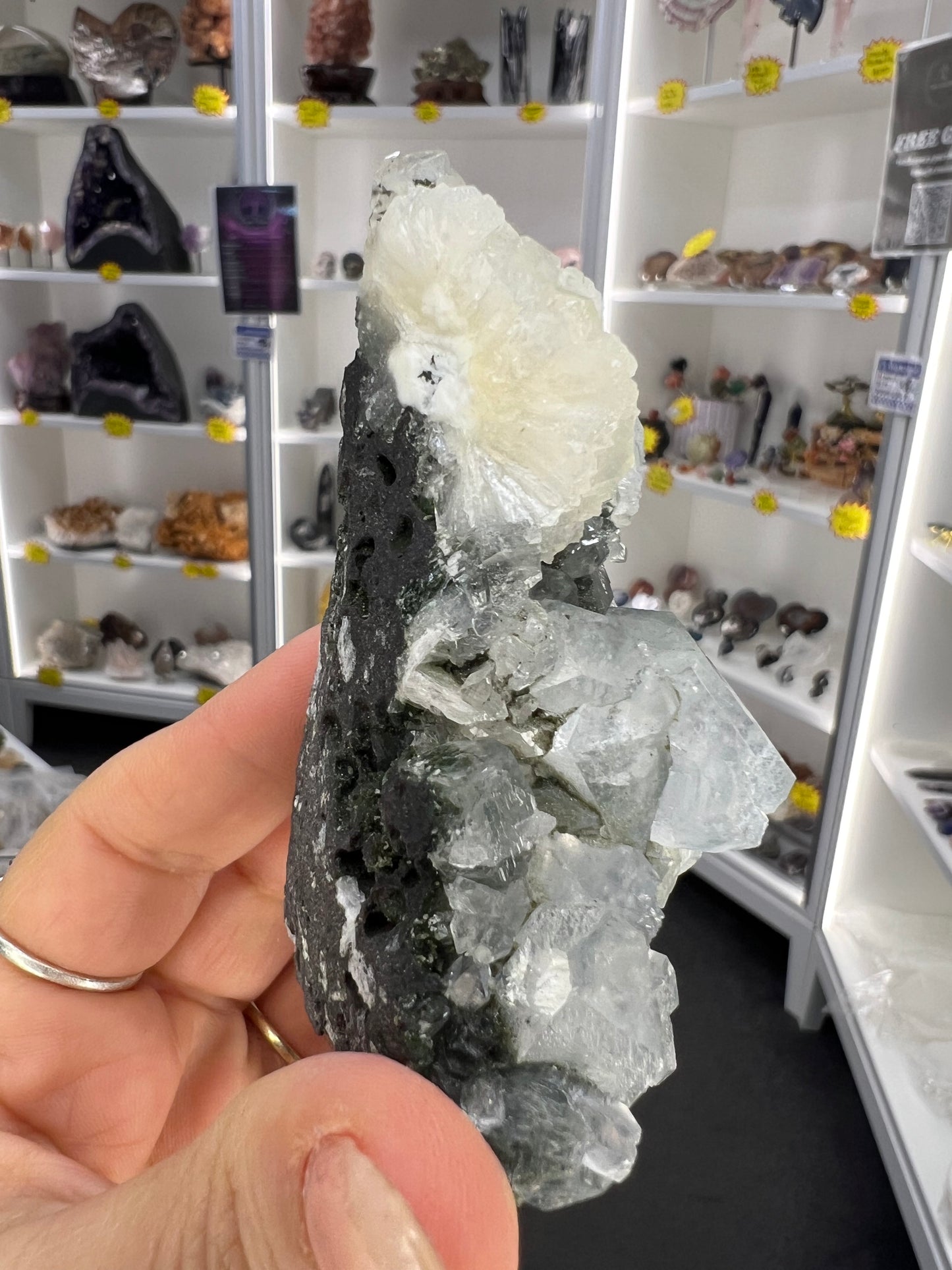 Apophyllite x Stilbite Specimen