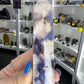 Blue Flower Agate Tower