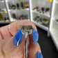 Moldavite Chip Adjustable Ring