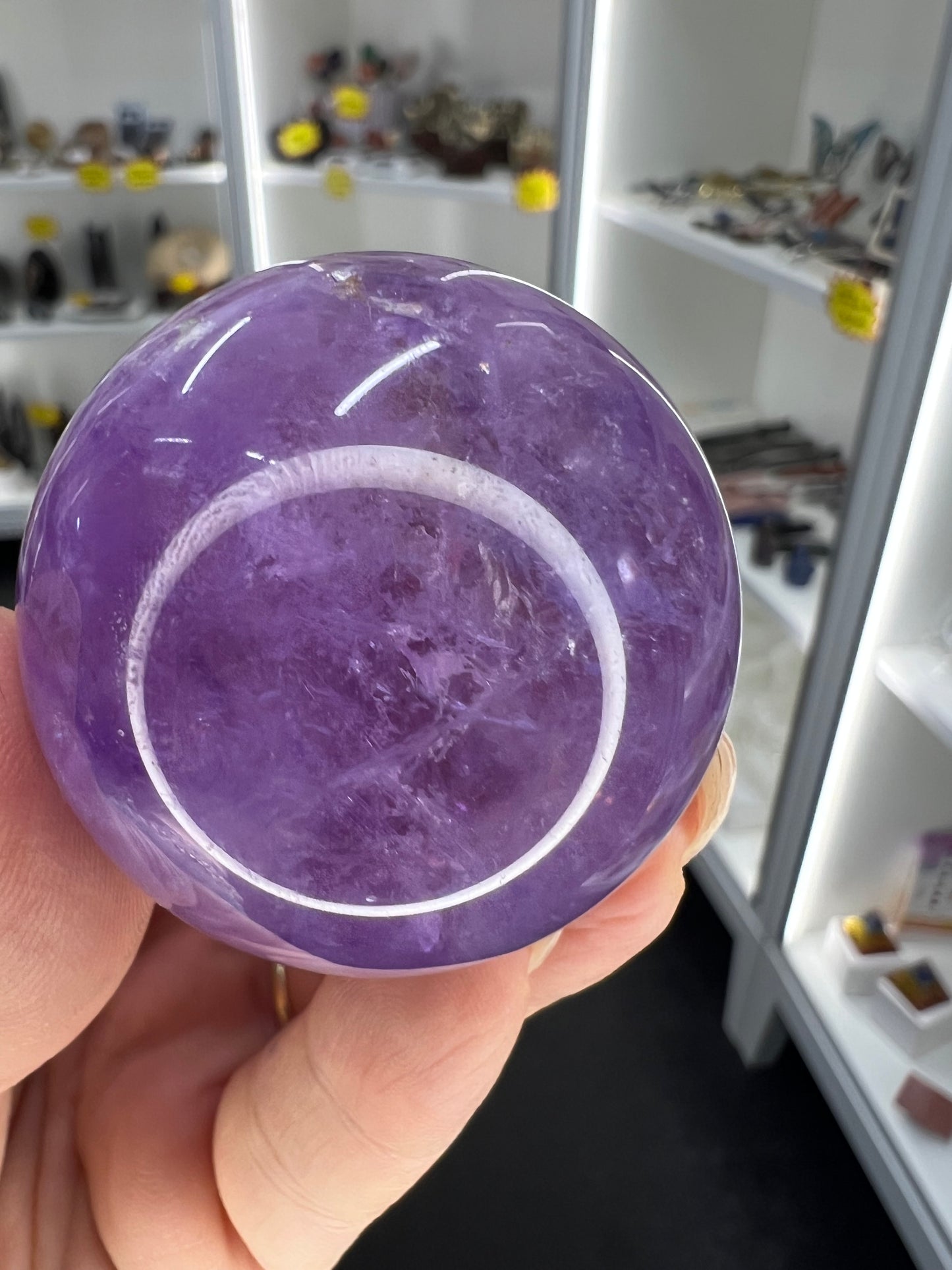 Amethyst Sphere on Stand
