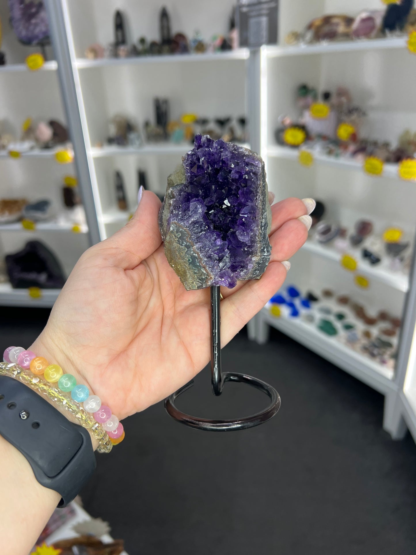 Amethyst Cluster on Stand