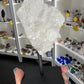 Clear Quartz Cluster on Stand