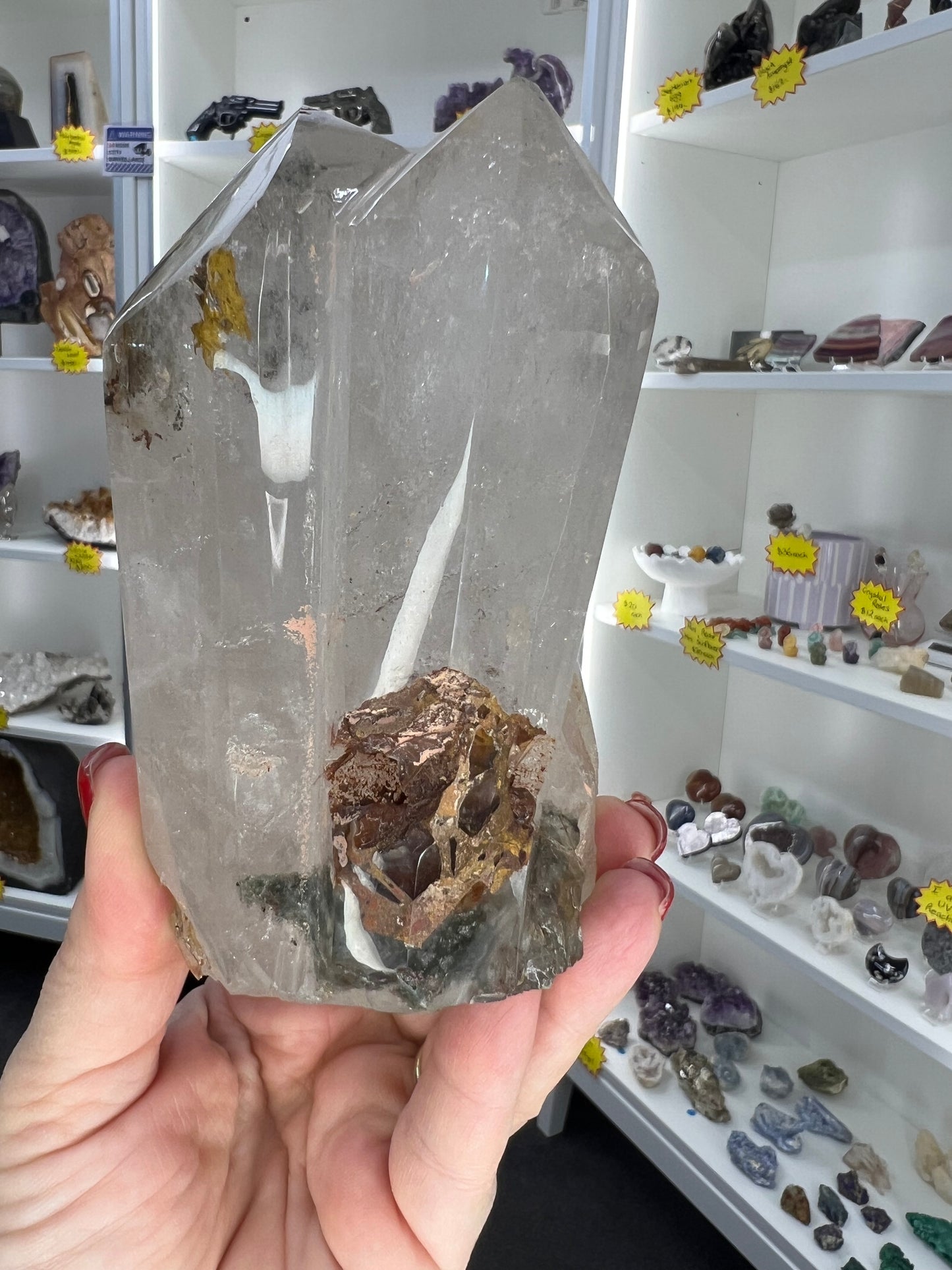 Garden Quartz Triple Point Tower