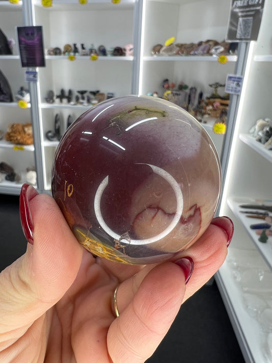 Mookaite Jasper Sphere with Stand