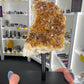 Citrine Cluster Specimen on Stand