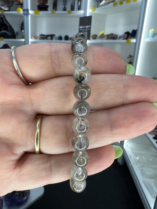 Herkimer Diamond 8mm Bracelet
