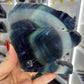 Black Fluorite Slab (UV Reactive)