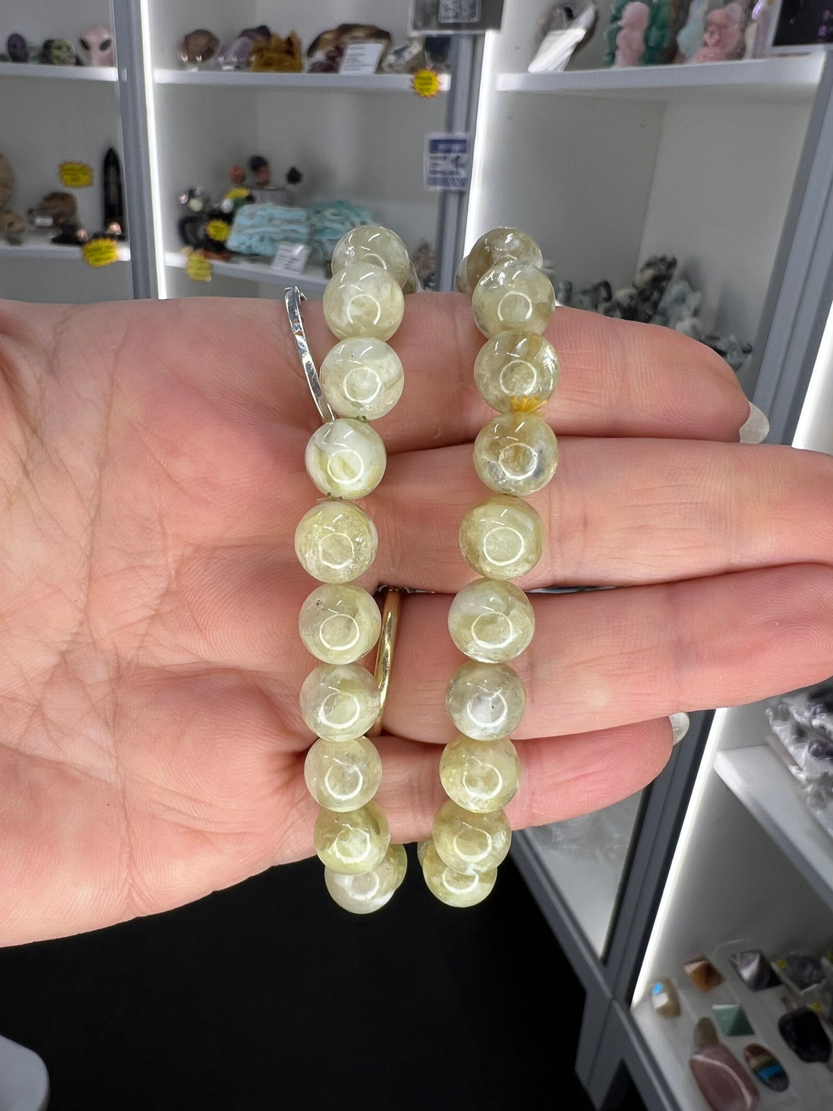 Golden Mica 9mm Bracelet