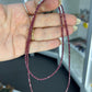Garnet Faceted Necklace / Bracelet