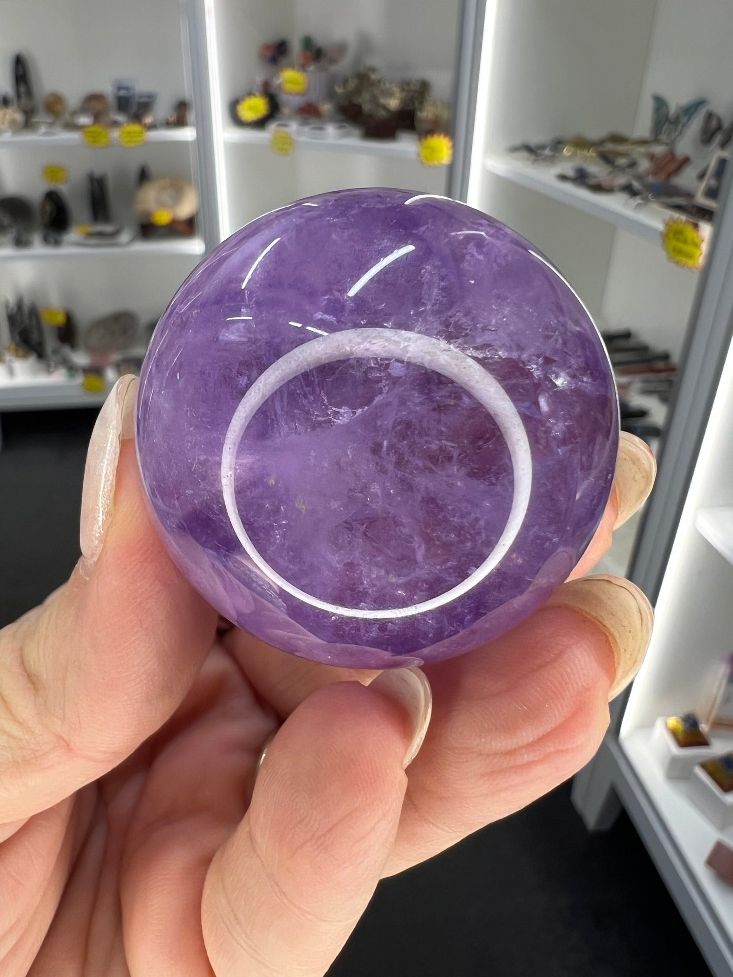 Amethyst Sphere on Stand