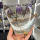 Crazy Lace Amethyst 4 Point Tower