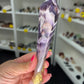 Chevron / Dream Amethyst with Rose Quartz Wand