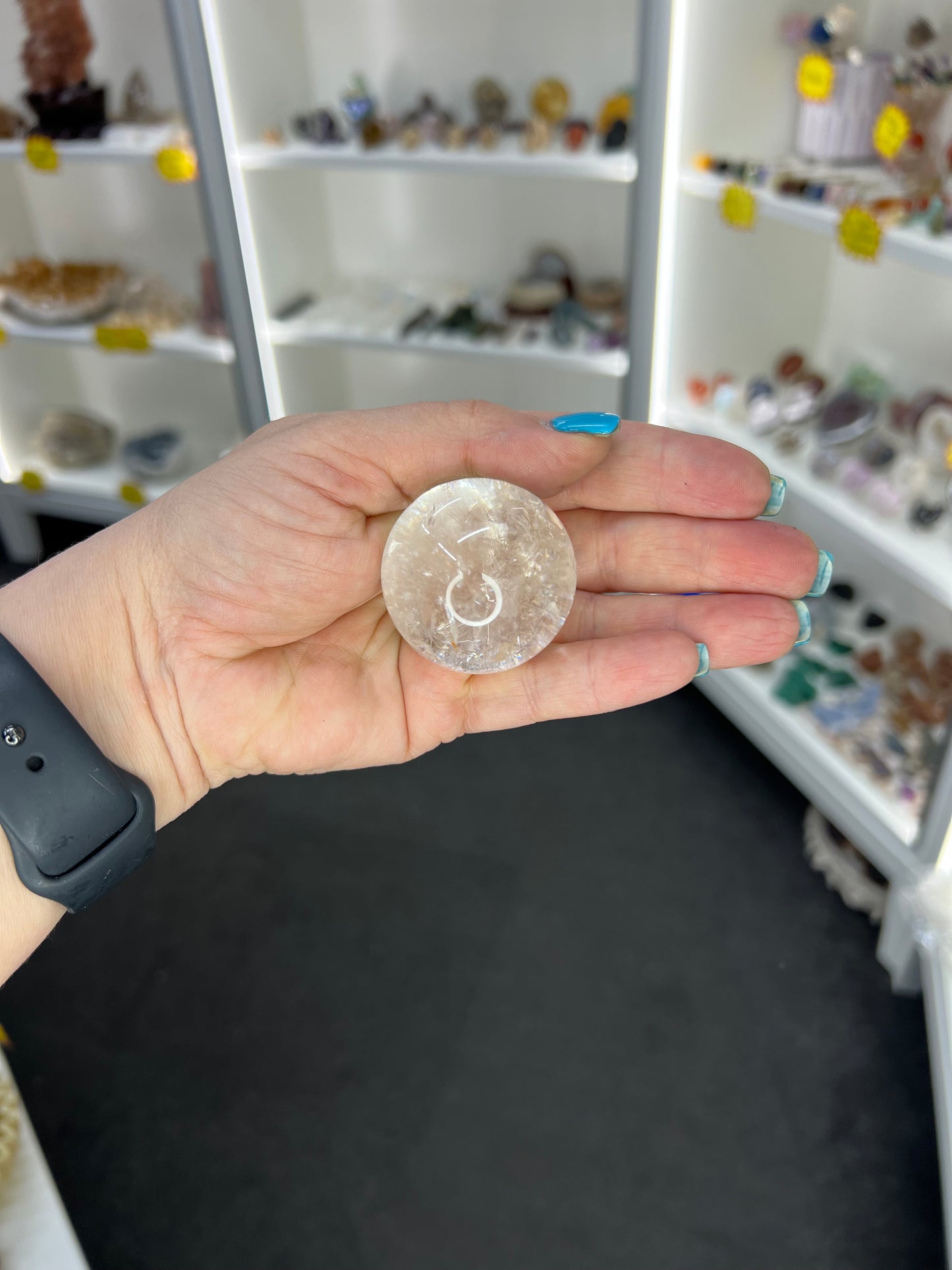 Clear Quartz Sphere with Stand